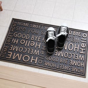 映える玄関マット グリーティング